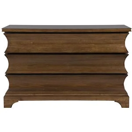 Contemporary Pebble Hill 3 Drawer Accent  Chest